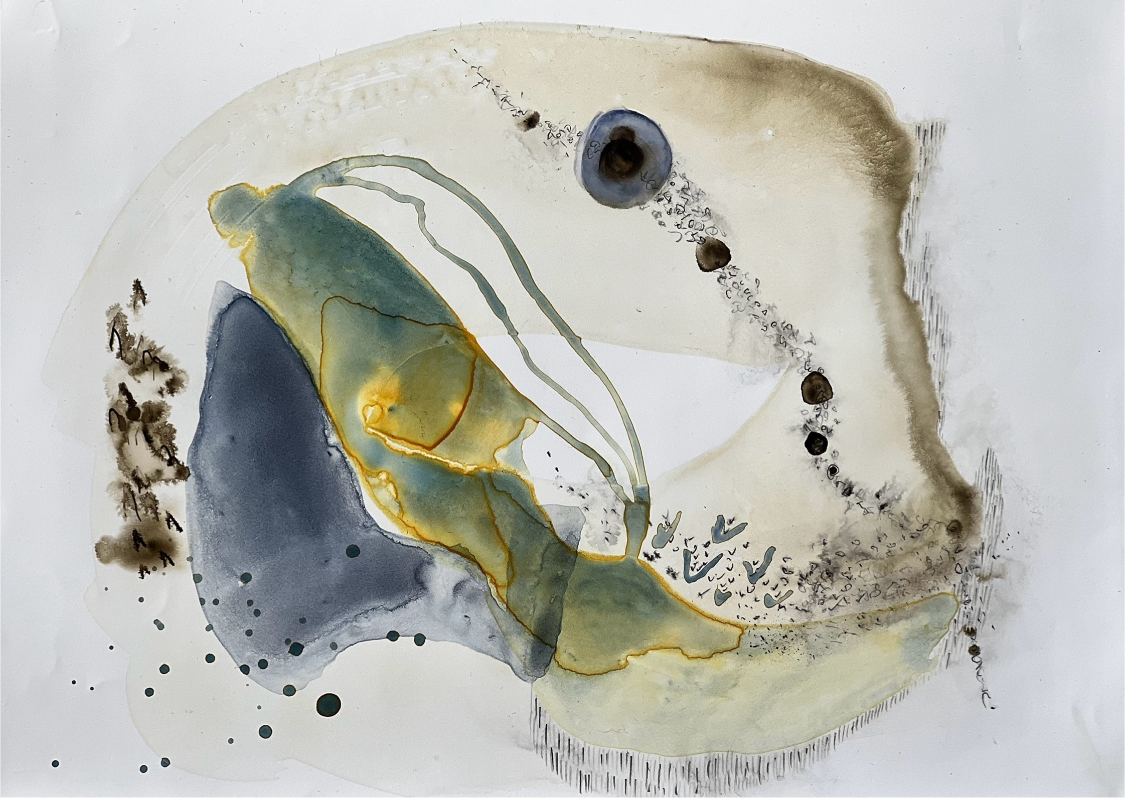 Watercolour painting by Dey Alexander